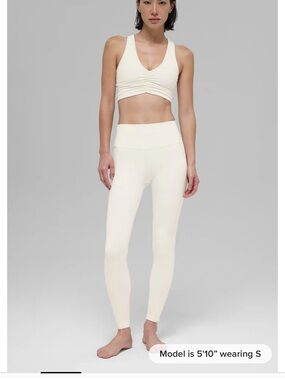 Alo Cream Seamless Active high-Waist Leggings